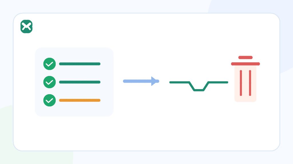 A temporary inbox exit checklist showing finish, verify, save safely, and leave steps before the address changes.